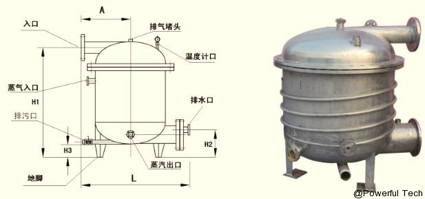 PTWS截油排水器結(jié)構(gòu)圖